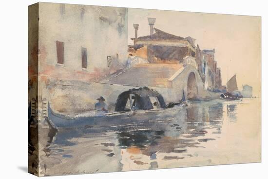 Canal Scene, Ponte Panada, Fondamenta Nuove, Venice, c.1880-82-John Singer Sargent-Premier Image Canvas