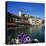 Canal Side Restaurants Below the Chateau, Annecy, Lake Annecy, Rhone Alpes, France, Europe-Stuart Black-Premier Image Canvas