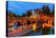 Canals in Amsterdam at Night-sborisov-Premier Image Canvas