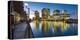 Canary Wharf at Dusk, Docklands, London, England, United Kingdom, Europe-Chris Hepburn-Premier Image Canvas
