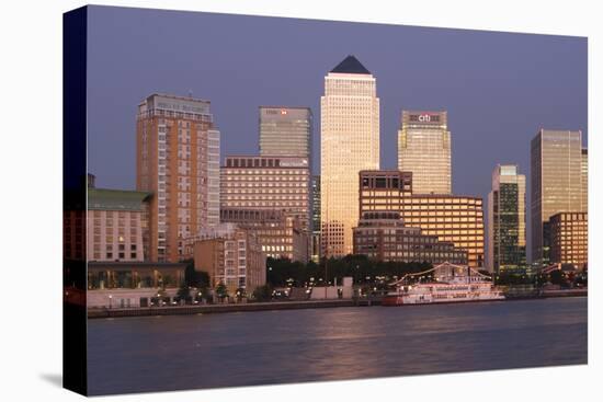 Canary Wharf, London, 2009-Peter Thompson-Premier Image Canvas