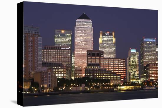 Canary Wharf, London, 2009-Peter Thompson-Premier Image Canvas