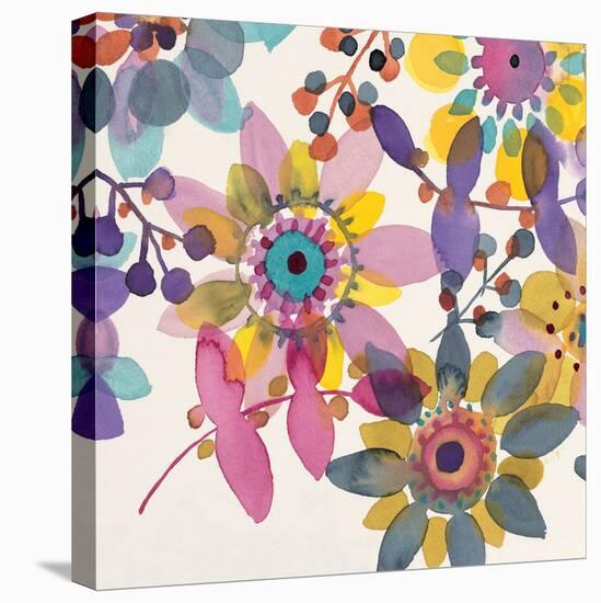 Candy Flowers 3-Karin Johannesson-Stretched Canvas