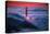 Candy Skies Moody Fog Golden Gate Bridge, San Francisco California Travel-Vincent James-Premier Image Canvas