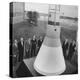 Canidates for 1st Man into Space Standing with Model of Capsule for Project Mercury-null-Premier Image Canvas