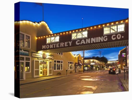 Cannery Row, Monterey, Central Coast, California, Usa-Walter Bibikow-Premier Image Canvas