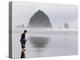 Cannon Beach and Haystack Rock, Oregon Coast, USA-Janis Miglavs-Premier Image Canvas