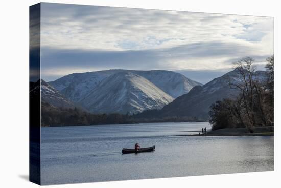 Canoeists, Ullswater, Lake District National Park, Cumbria, England, United Kingdom, Europe-James Emmerson-Premier Image Canvas