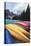 Canoes on a Dock, Moraine Lake, Banff National Park, Canada-George Oze-Premier Image Canvas