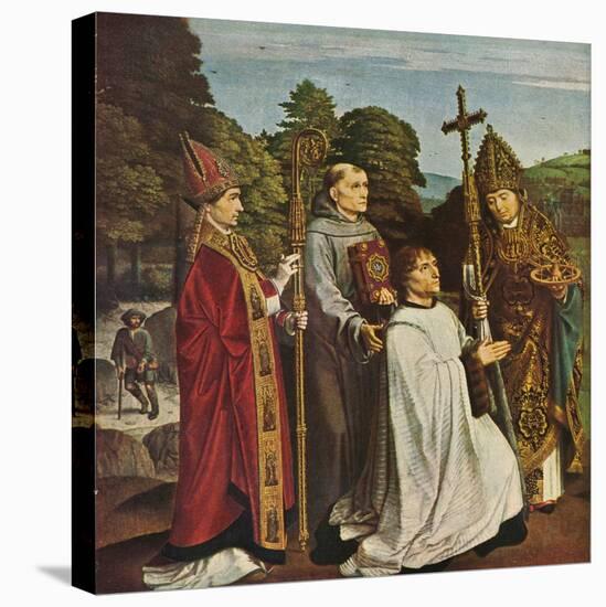 'Canon Bernardijn Salviati and Three Saints', 1501, (1909)-Gerard David-Premier Image Canvas