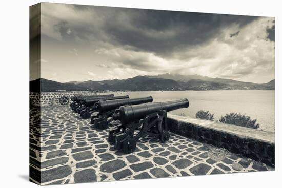 Canons at Fort Shirley, Cabrits National Park, Portsmouth Dominica, Dominica-null-Premier Image Canvas