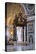 Canopy of Saint Peter in Vatican-Gian Lorenzo Bernini-Stretched Canvas
