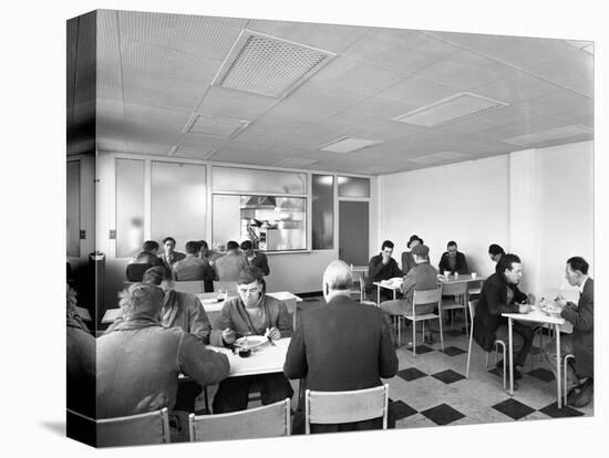 Canteen at Spillers Animal Foods, Gainsborough, Lincolnshire, 1961-Michael Walters-Premier Image Canvas