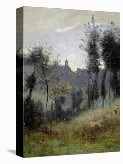 Canteleu Near Rouen-Jean-Baptiste-Camille Corot-Premier Image Canvas