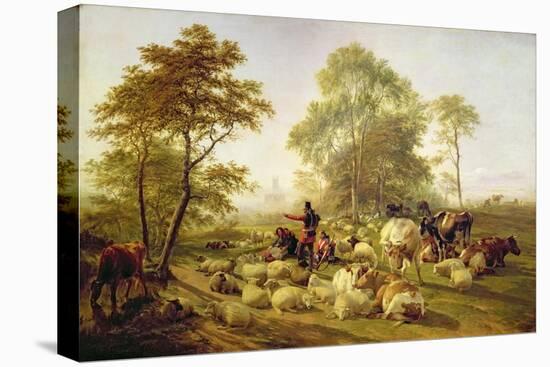 Canterbury Meadows, 1858-Thomas Sidney Cooper-Premier Image Canvas