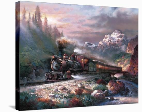 Canyon Railway-James Lee-Stretched Canvas