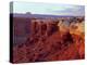 Canyonlands NP, Utah. White Rim Sandstone and Cutler Formation, Sunset-Scott T. Smith-Premier Image Canvas