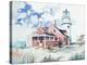 Cape Cod Light House-Gregory Gorham-Stretched Canvas