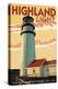 Cape Cod, Massachusetts - Highland Light-Lantern Press-Stretched Canvas