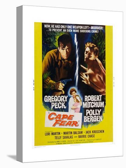 Cape Fear, Gregory Peck, Polly Bergen, Lori Martin, Robert Mitchum, 1962-null-Stretched Canvas