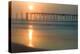 Cape May, New Jersey, USA, morning, pier, sunrise-Sheila Haddad-Premier Image Canvas