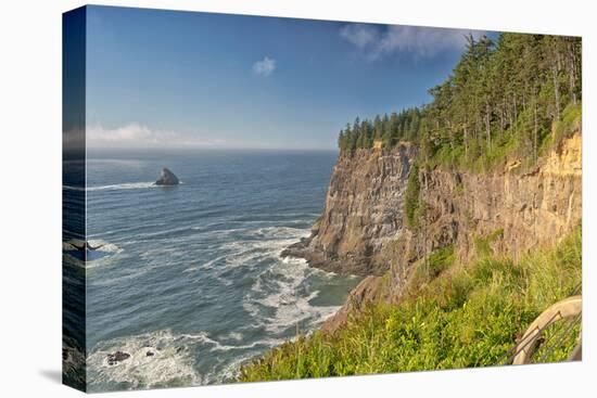 Cape Meares headland on the Pacific coast, Tillamook County, Oregon, USA-null-Premier Image Canvas