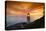 Cape Meares Lighthouse at golden hour, Tillamook County, Oregon, USA-Panoramic Images-Premier Image Canvas
