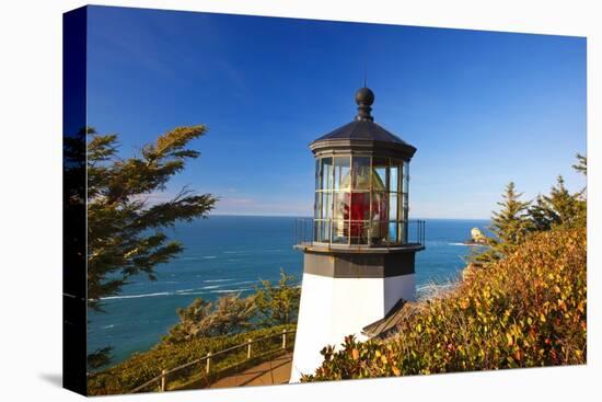 Cape Meares Lighthouse, from Cape Meares, Oregon, USA-Craig Tuttle-Premier Image Canvas