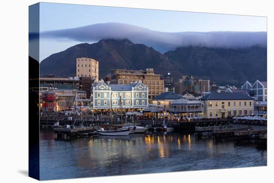 Cape Town, Harbour, Table Mountain with 'Tablecloth'-Catharina Lux-Premier Image Canvas