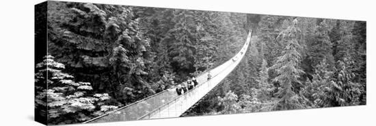 Capilano Bridge, Suspended Walk, Vancouver, British Columbia, Canada-null-Premier Image Canvas