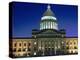 Capitol Building at Twilight, Little Rock, Arkansas-Dennis Flaherty-Premier Image Canvas