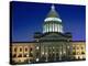 Capitol Building at Twilight, Little Rock, Arkansas-Dennis Flaherty-Premier Image Canvas