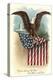 Capitol, Eagle and Flag-null-Stretched Canvas