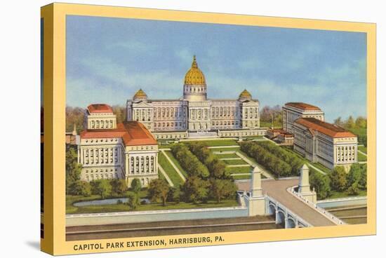 Capitol Park Extension, Harrisburg-null-Stretched Canvas