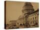 Capitol under Construction, Washington, D.C., c.1863-Andrew J^ Johnson-Stretched Canvas