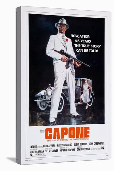 Capone, Front: Ben Gazzara; Back: Susan Blakely, 1975-null-Stretched Canvas