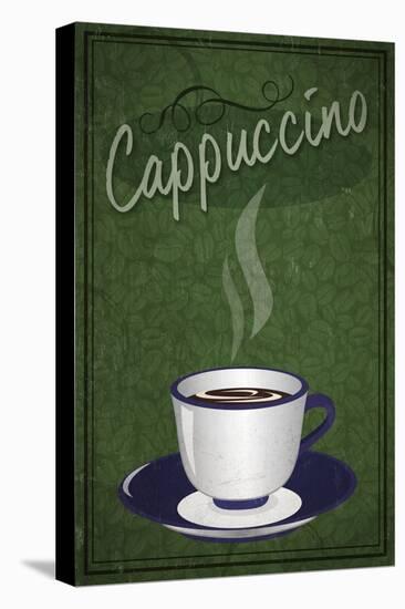 Cappuccino Sign-Lantern Press-Stretched Canvas