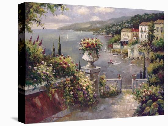 Capri Vista II-Peter Bell-Stretched Canvas