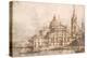 Capriccio with the Church of San Giorgio Maggiore-Canaletto-Stretched Canvas