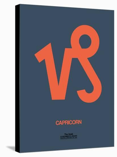 Capricorn Zodiac Sign Orange-NaxArt-Stretched Canvas