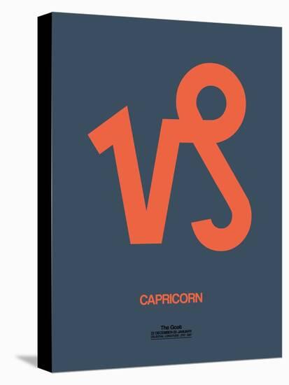 Capricorn Zodiac Sign Orange-NaxArt-Stretched Canvas