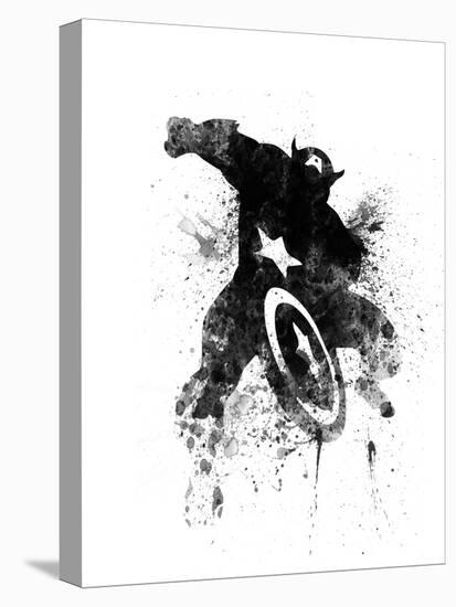 Captain America-Jack Hunter-Stretched Canvas