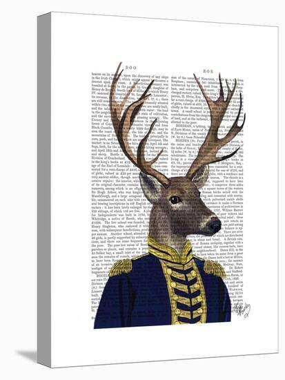 Captain Deer-Fab Funky-Stretched Canvas