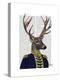 Captain Deer-Fab Funky-Stretched Canvas