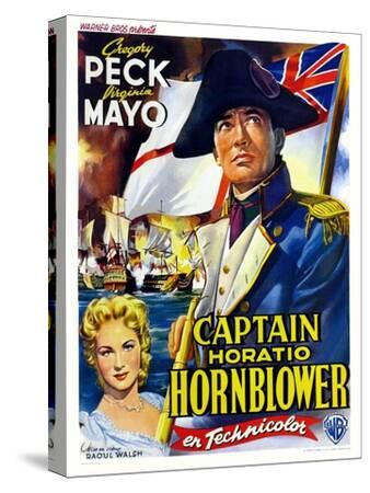 Captain Horatio Hornblower, 1951, "Captain Horatio Hornblower R. N."  Directed by Raoul Walsh' Giclee Print | Art.com