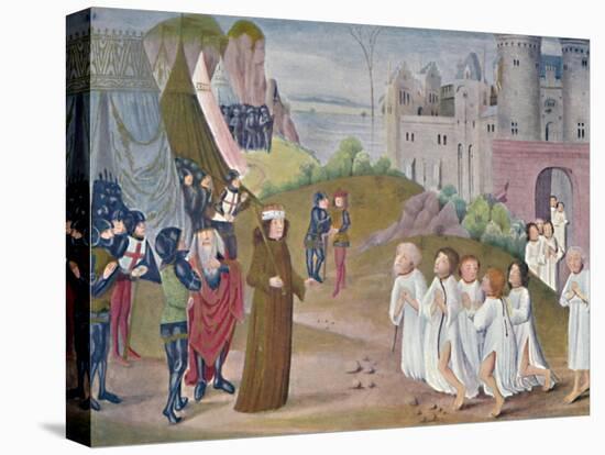 'Capture of Calais (Lambeth Palace Library), 14th century, (1903)-Unknown-Premier Image Canvas