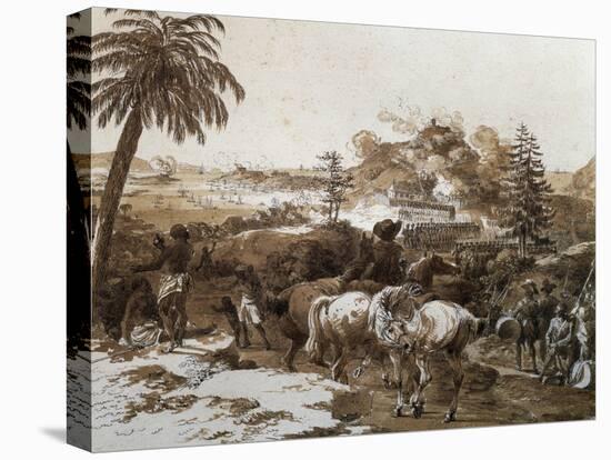 Capture of Island of Grenada by Admiral Charles Hector D'Estaing-null-Premier Image Canvas