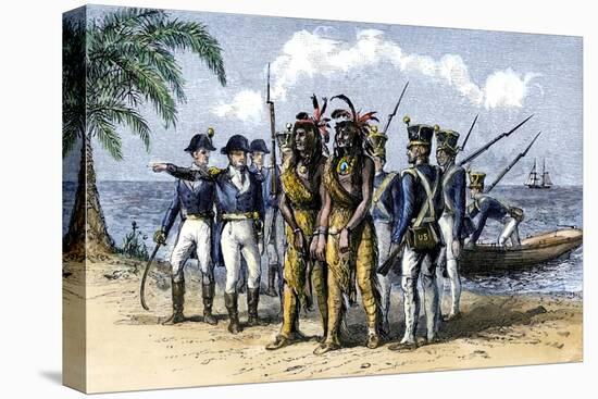 Capture of Seminole Chiefs in Florida during the Seminole Wars-null-Premier Image Canvas