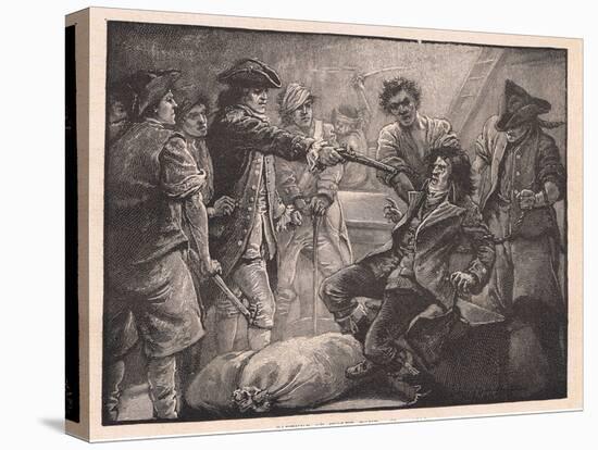 Capture of Wolfe Tone Ad 1798-Paul Hardy-Premier Image Canvas