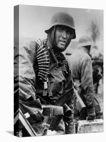 Captured Photo Shows German Ss Panzer Trooper Geared for Winter Battle During Battle of the Bulge-null-Premier Image Canvas